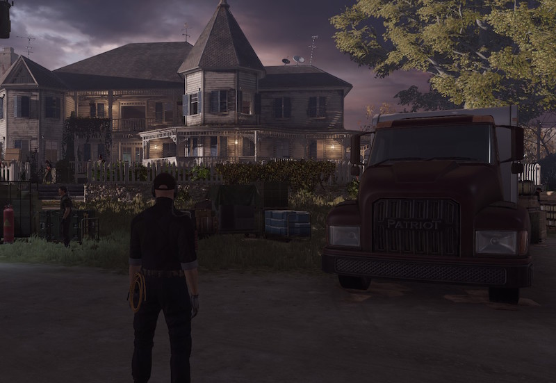 If only I could get inside that spooky house.